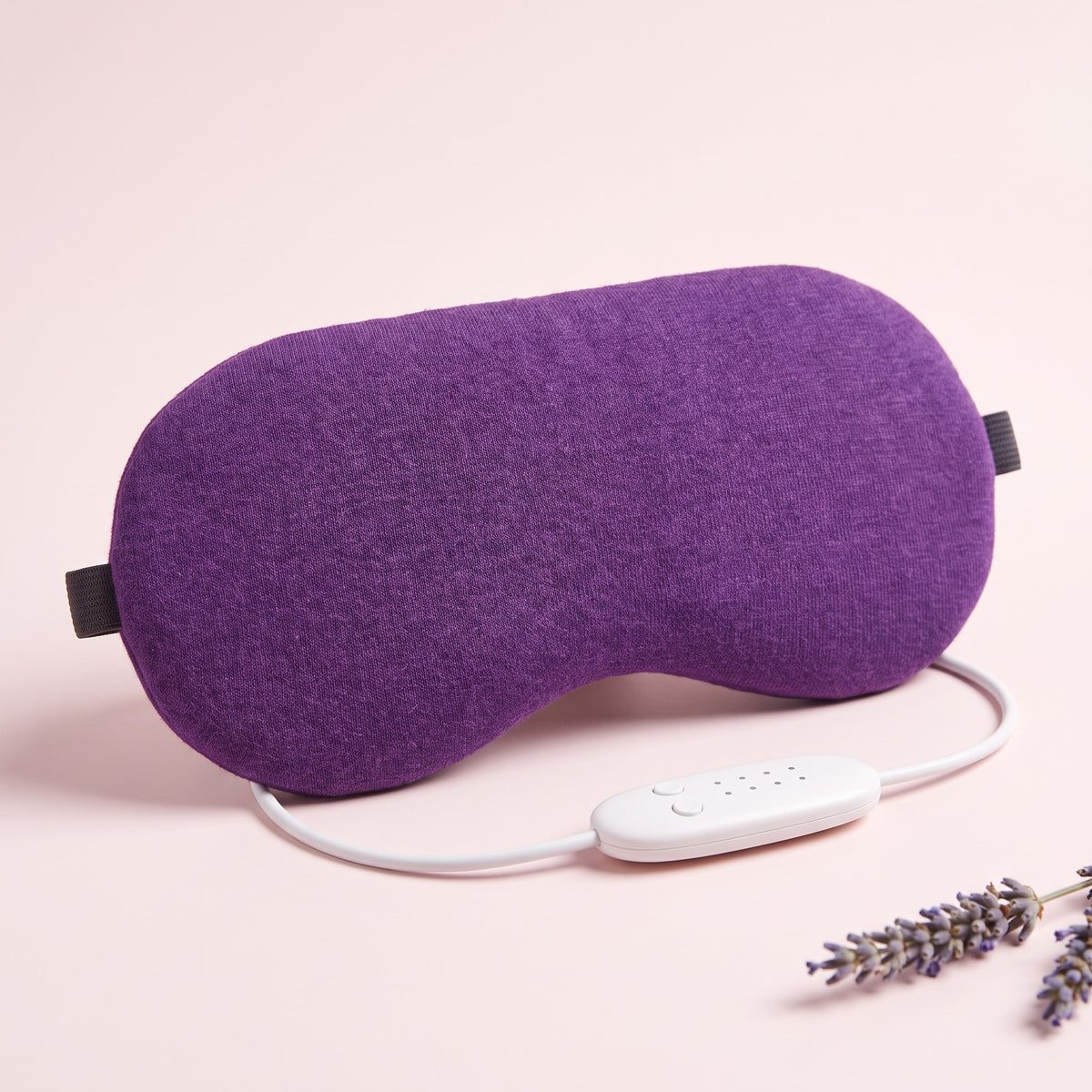 Snugglet Dusk Mask in Purple, USB heated lavender eye mask