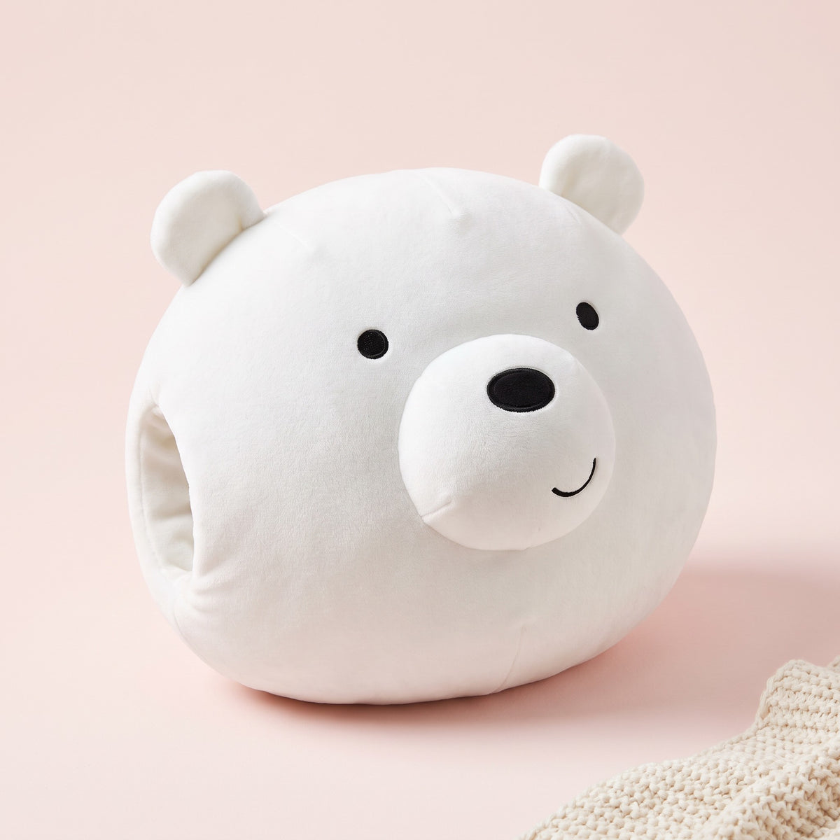 Snugglet Panda Buddy in White Bear