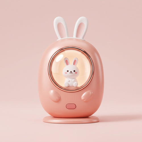 Snugglet Bun Warmer in Pink Bunny, rechargeable bunny capsule hand warmer