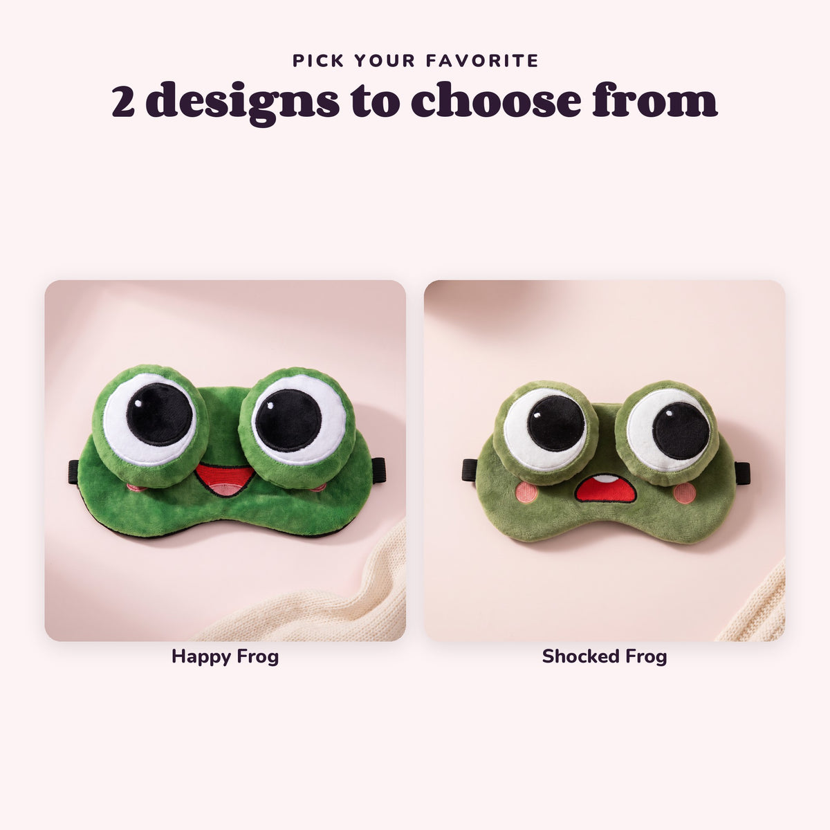 Snugglet Silly Faces in Happy Frog and Shocked Frog