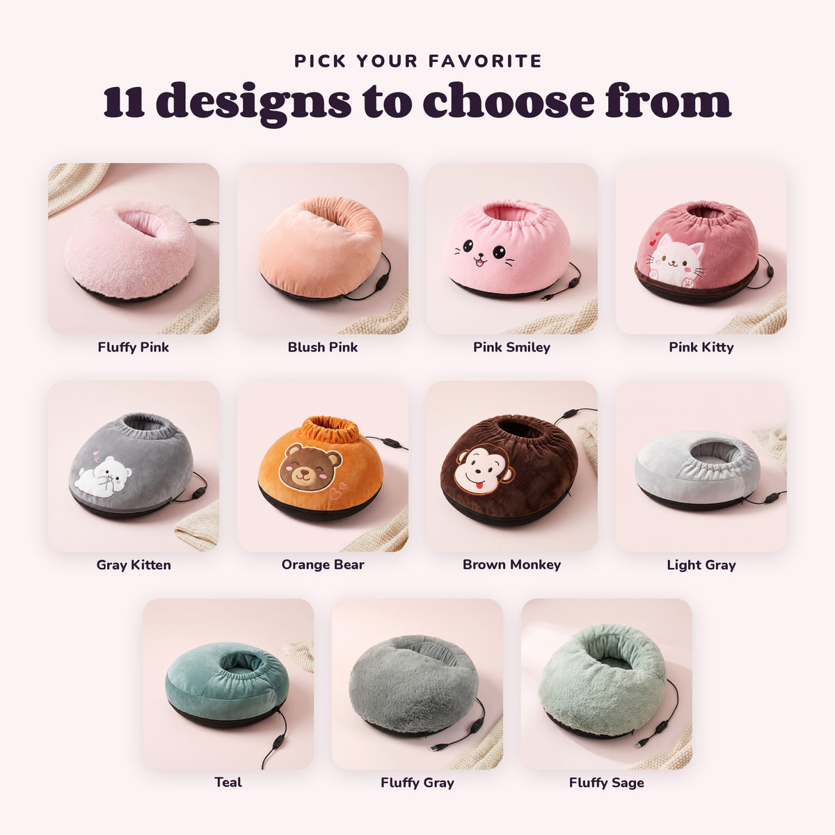 Snugglet Paw Warmer in all 11 designs