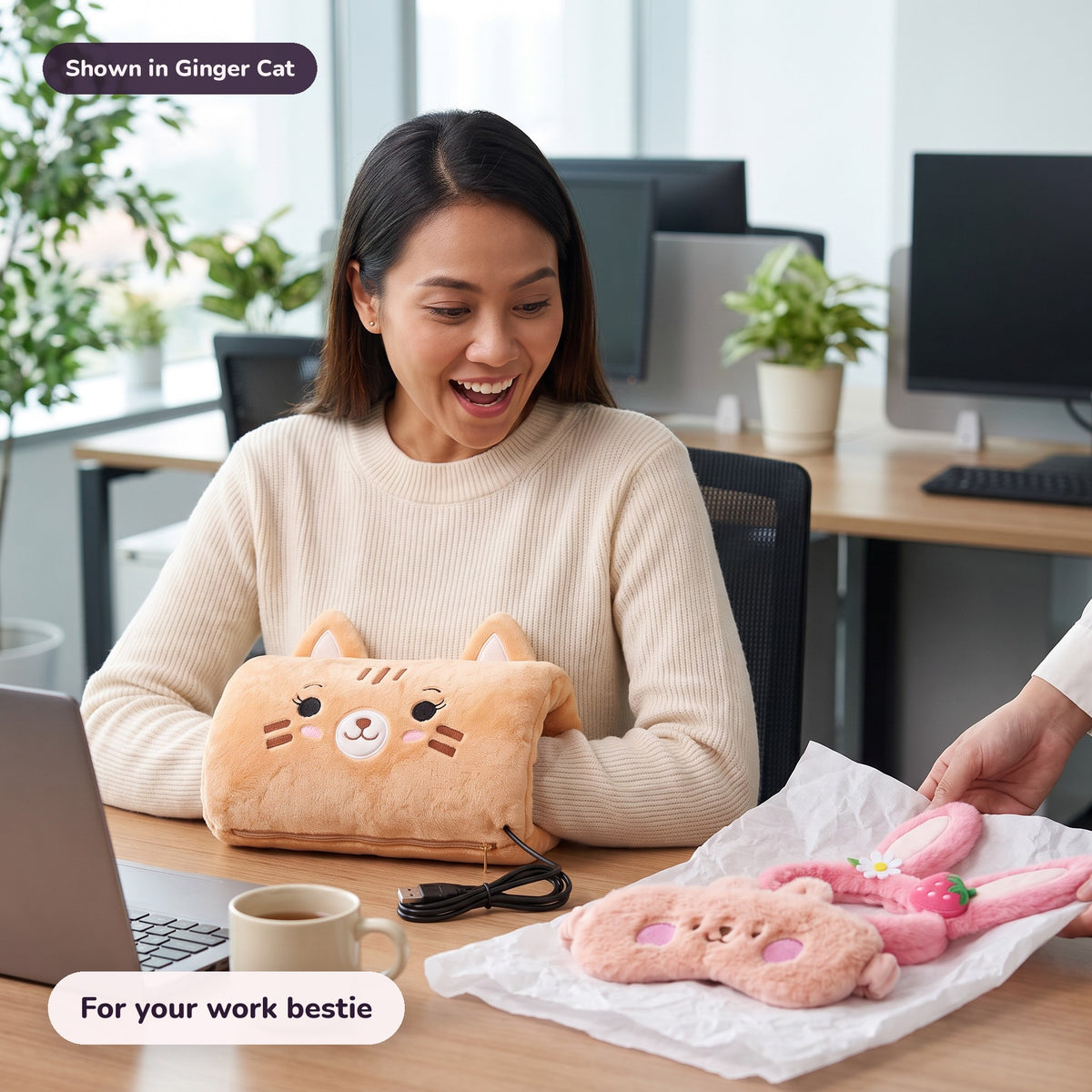 The Work Bestie Box in Ginger Cat: For your work bestie