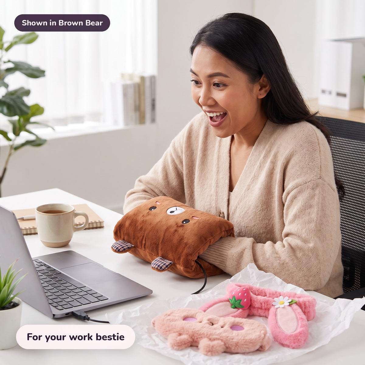 The Work Bestie Box in Brown Bear: For your work bestie