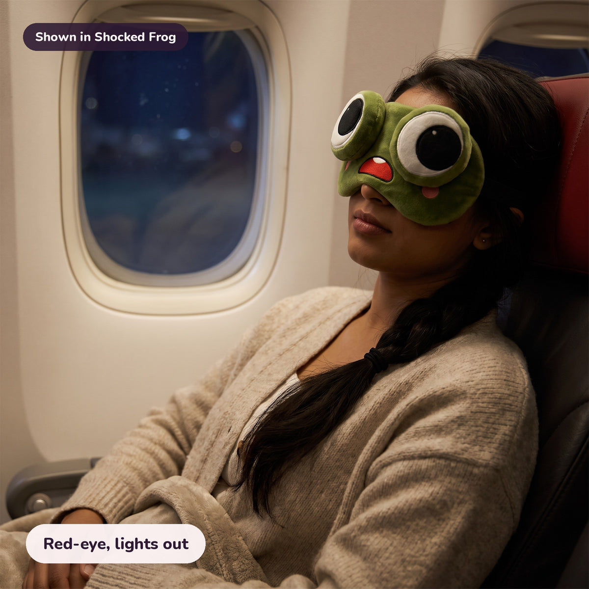 Snugglet Silly Faces in Shocked Frog: Red-eye, lights out