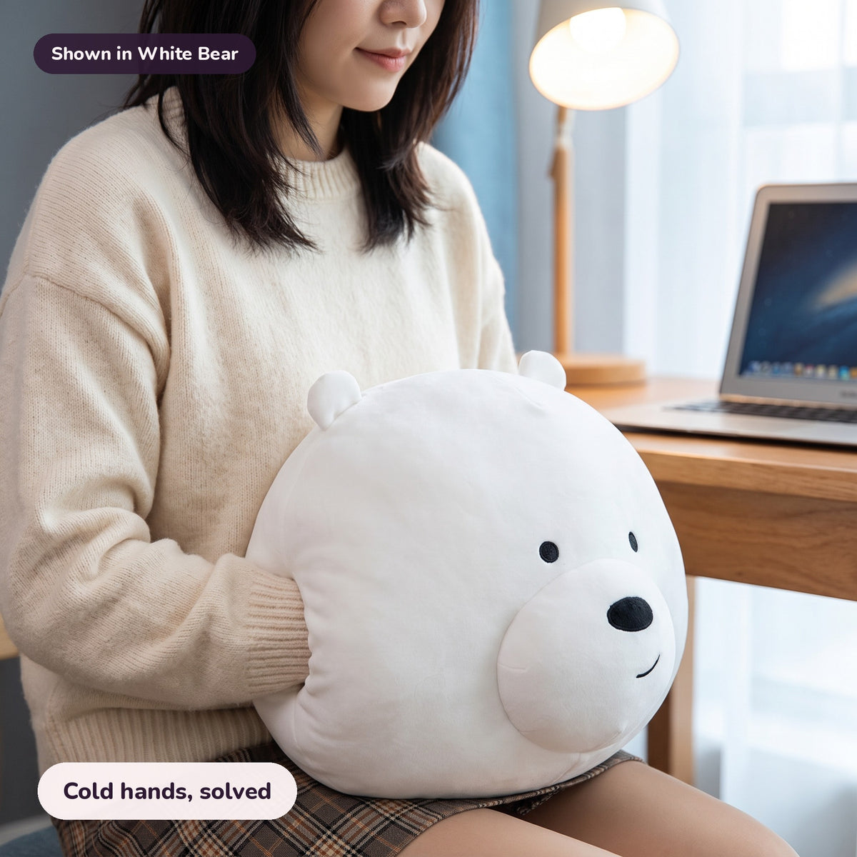 Snugglet Panda Buddy in White Bear: Cold hands, solved