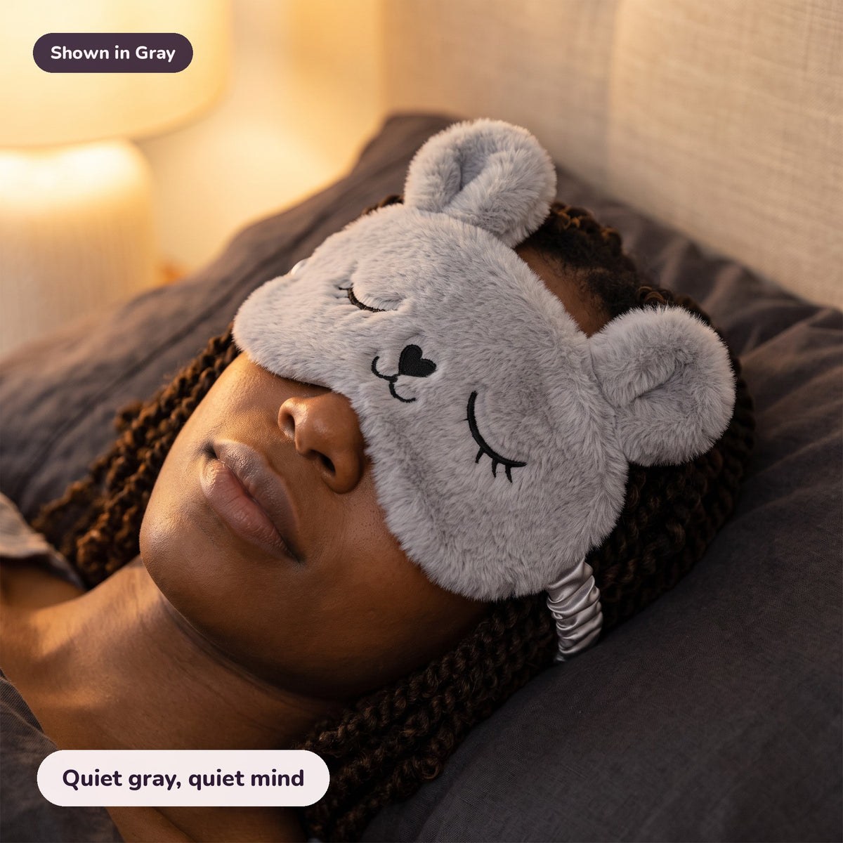 Snugglet Nap Bunny in Gray: Quiet gray, quiet mind