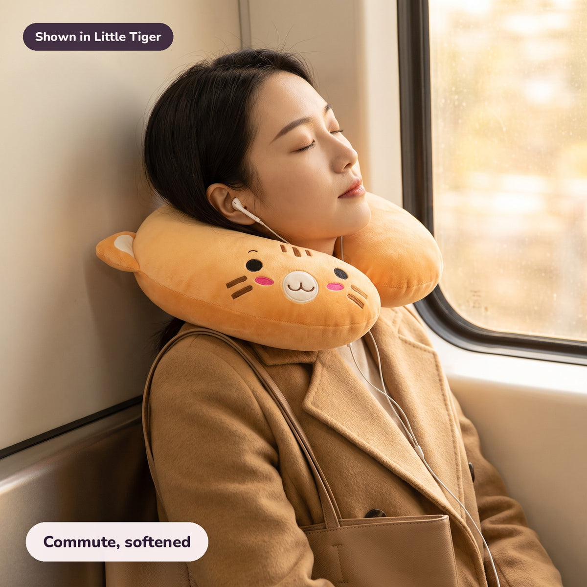 Snugglet Snooze Ring in Little Tiger: Commute, softened